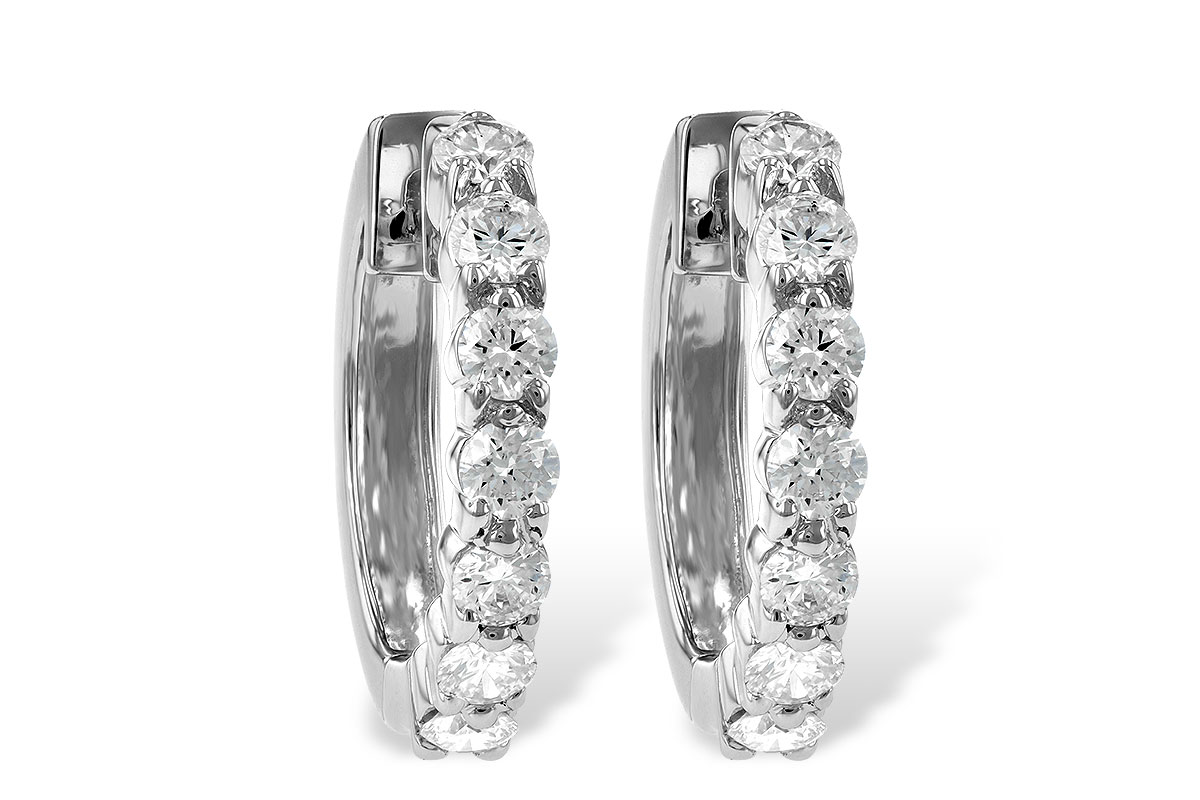 K195-03566: EARRINGS 1.00 CT TW