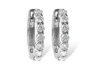 K195-03566: EARRINGS 1.00 CT TW