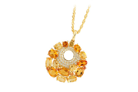K196-84502: NECK 2.85 MULTI-COLOR 3.06 TGW
