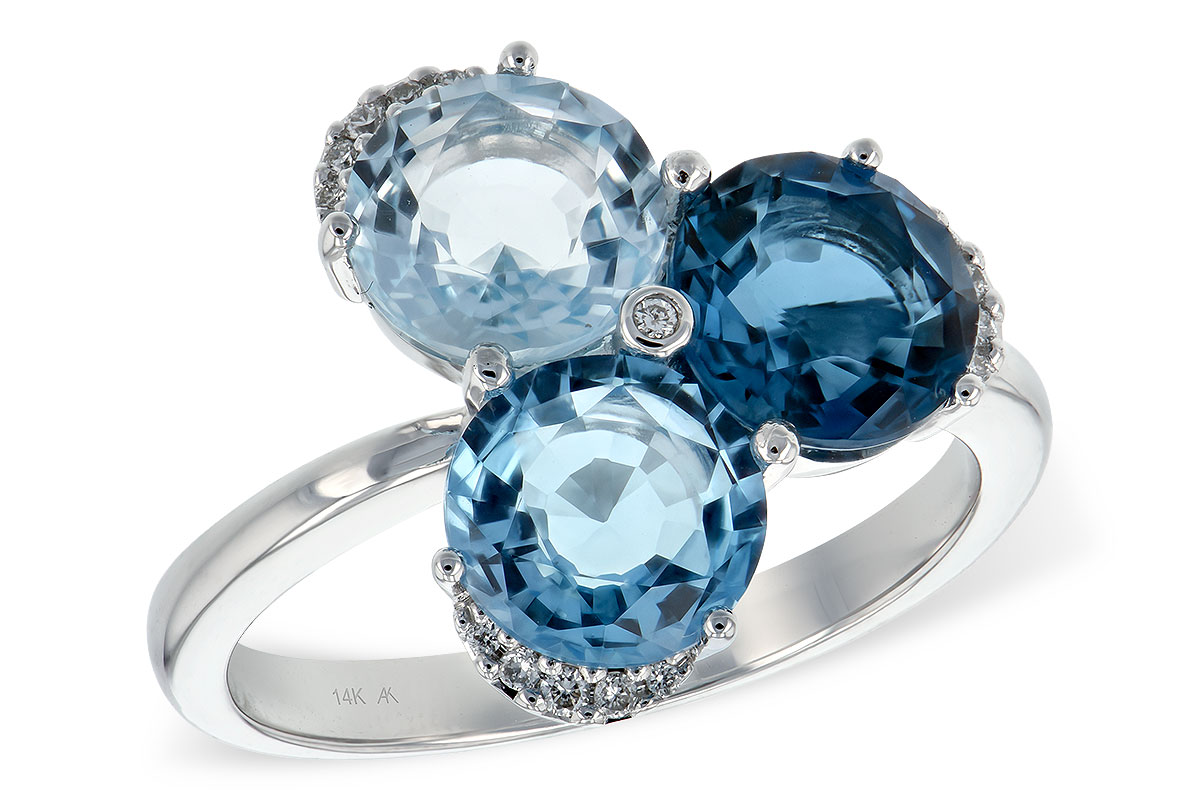 K198-65448: LDS RG 4.02 BLUE TOPAZ 4.07 TGW