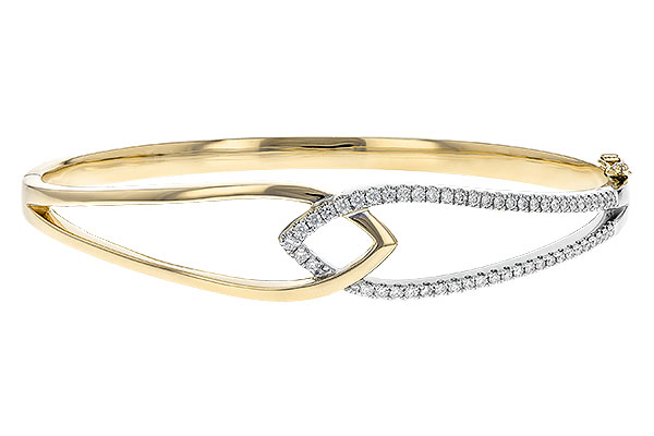 K198-71802: BANGLE BRACELET .50 TW