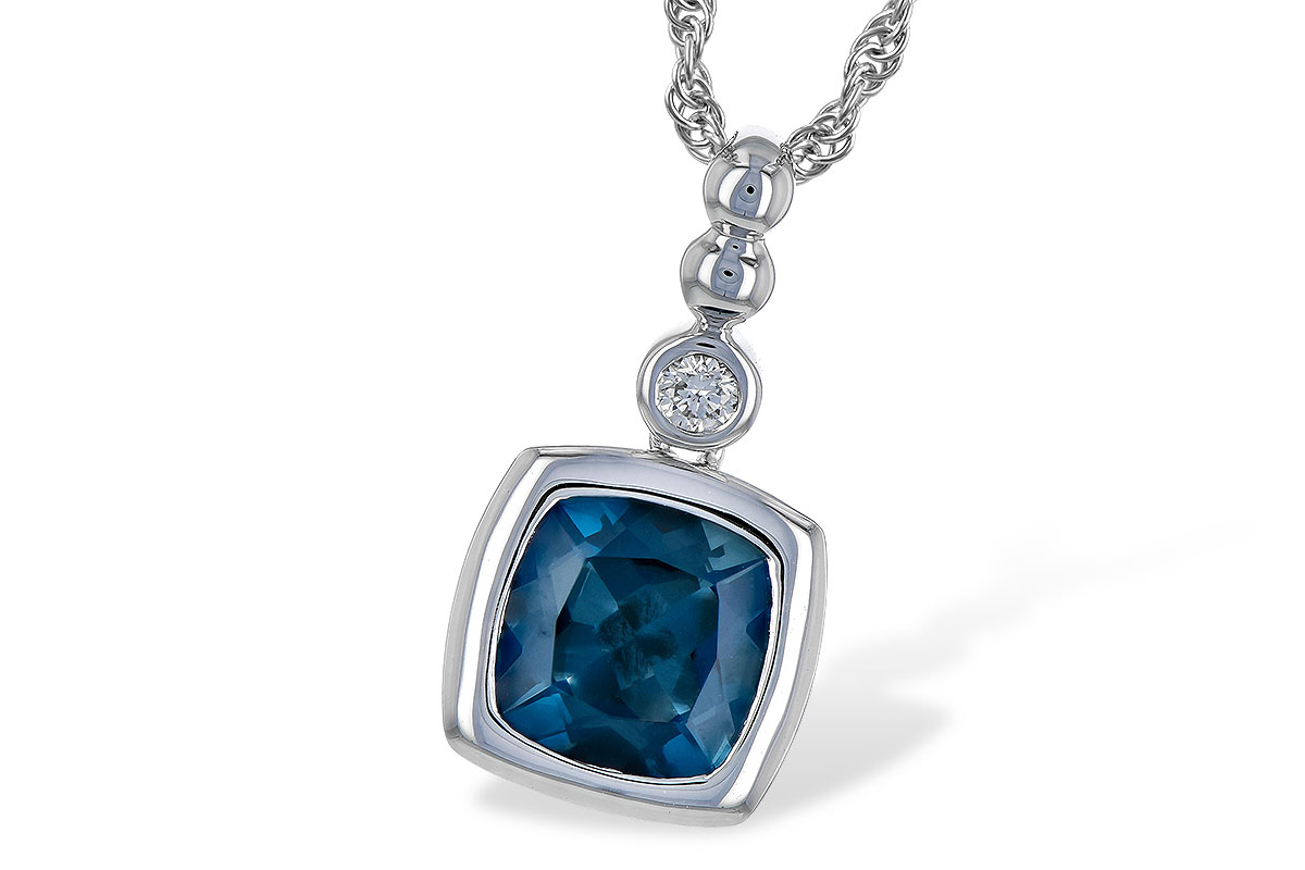 K199-58102: NECK 1.50 LONDON BLUE TOPAZ 1.54 TGW