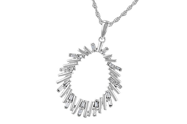 K199-59921: NECK .24 TW BAGUETTE DIAS