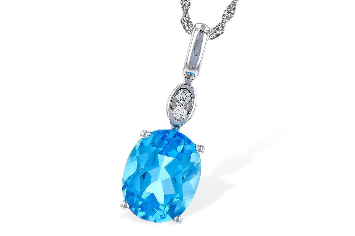 K199-62721: NECK 2.84 BLUE TOPAZ 2.87 TGW (10x8MM BT)
