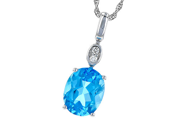 K199-62721: NECK 2.84 BLUE TOPAZ 2.87 TGW (10x8MM BT)