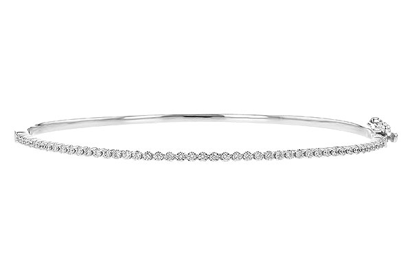 K199-63621: BANGLE BRACELET .50 TW