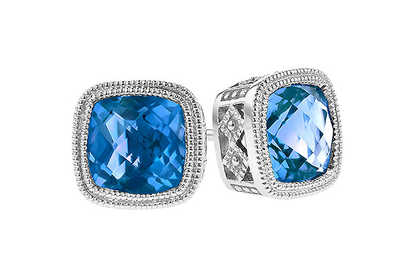 K282-29002: EARR 2.20 TW BLUE TOPAZ
