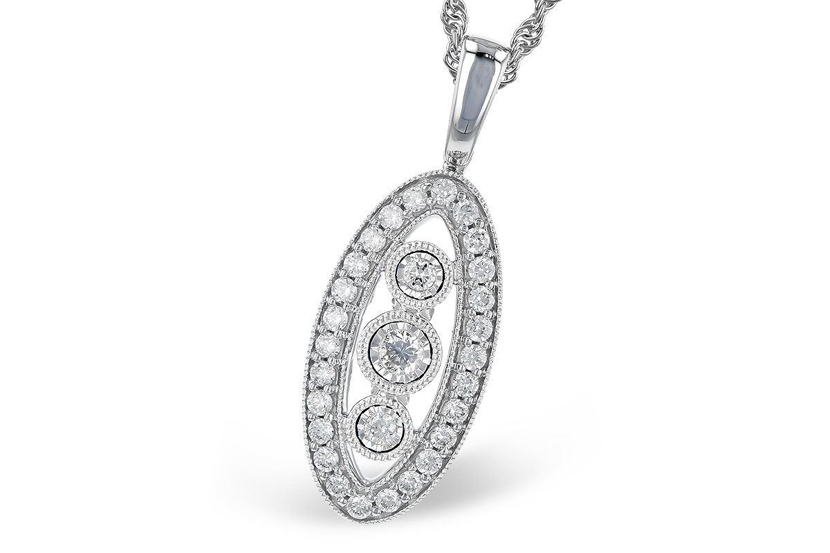 K282-29075: NECKLACE .34 TW