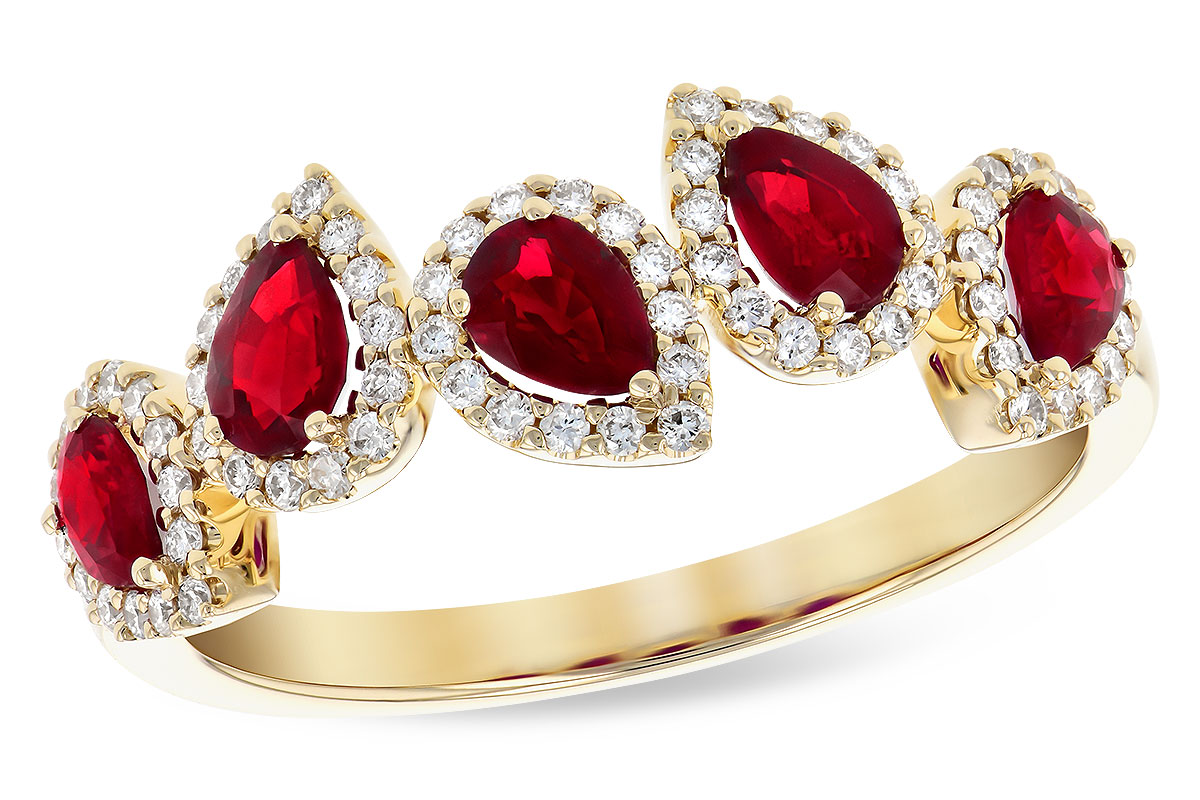 K282-29966: LDS RG .90 TW RUBY 1.14 TGW