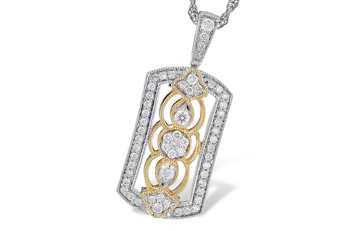 K282-33621: NECKLACE .33 TW