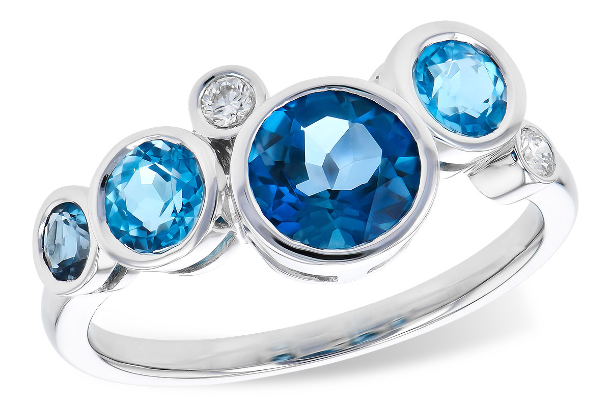 K282-34521: LDS RG 1.40 TW BLUE TOPAZ 1.45 TGW
