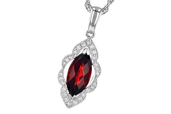 K282-35375: NECK 1.25 GARNET 1.36 TGW