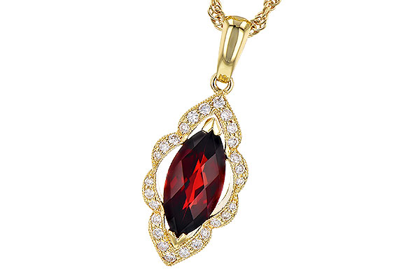 K282-35375: NECK 1.25 GARNET 1.36 TGW