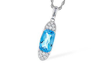 K283-19030: NECK 2.02 BLUE TOPAZ 2.12 TGW