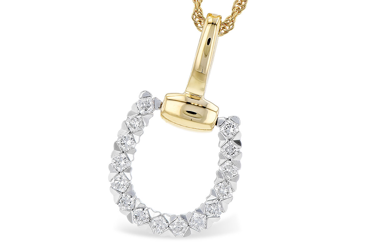 K283-19057: NECKLACE .32 TW
