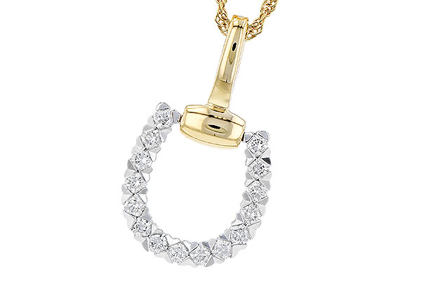 K283-19057: NECKLACE .32 TW