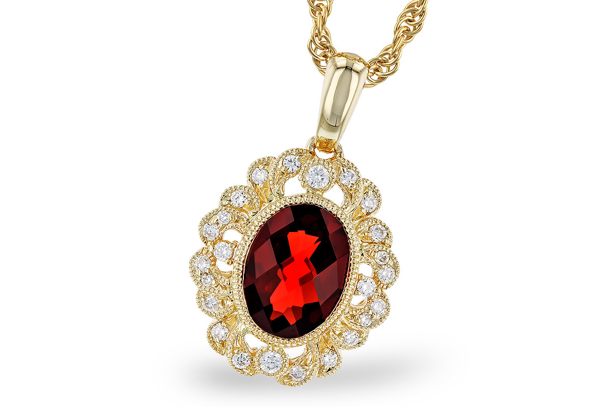 K283-20875: NECK 1.40 GARNET 1.54 TGW (8x6MM GAR)