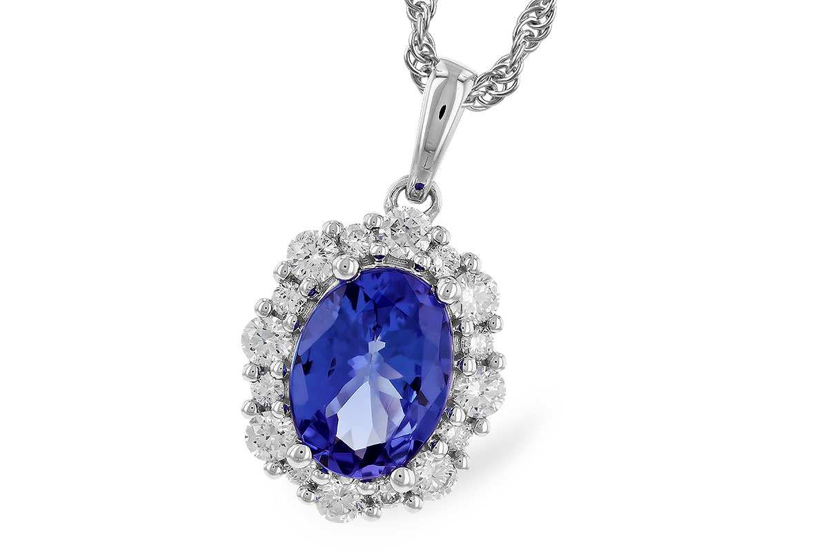 K283-22721: NECK 1.02 TANZANITE 1.32 TGW (8x6 OVAL)