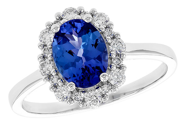 K283-23621: LDS RG 1.02 TANZANITE 1.30 TGW (8x6 OVAL)