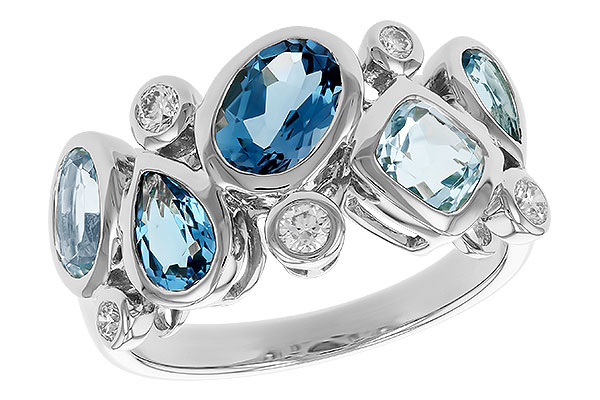 K283-24457: LDS RG 2.57 BLUE TOPAZ TW 2.75 TGW