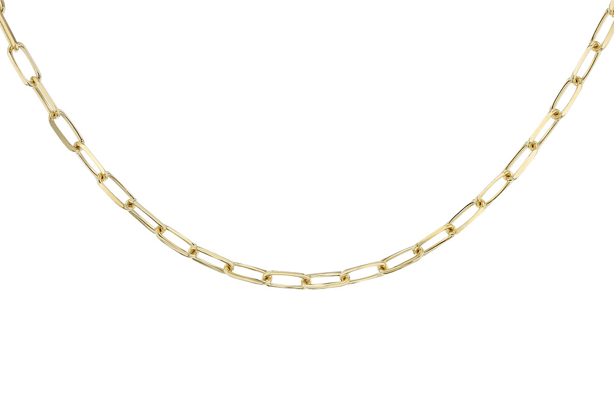 K283-24502: PAPERCLIP LG (18IN, 4.0MM, 14KT, LOBSTER CLASP)