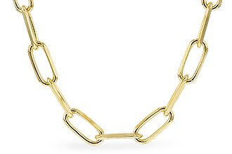 K283-24502: PAPERCLIP LG (18IN, 4.0MM, 14KT, LOBSTER CLASP)