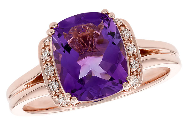K283-25402: LDS RG 2.33 AMETHYST 2.42 TGW (10x8MM AMY)