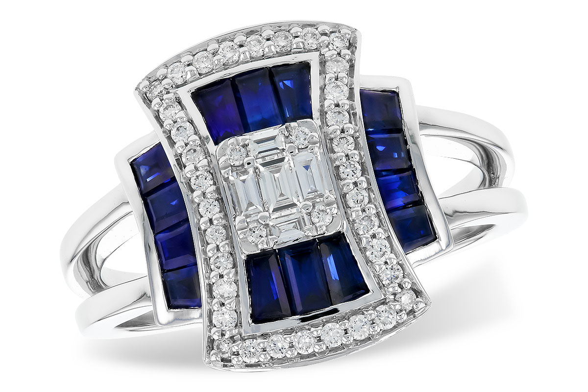K283-26284: LDS RG .87 TW SAPPHIRE 1.22 TGW