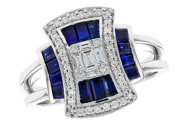 K283-26284: LDS RG .87 TW SAPPHIRE 1.22 TGW