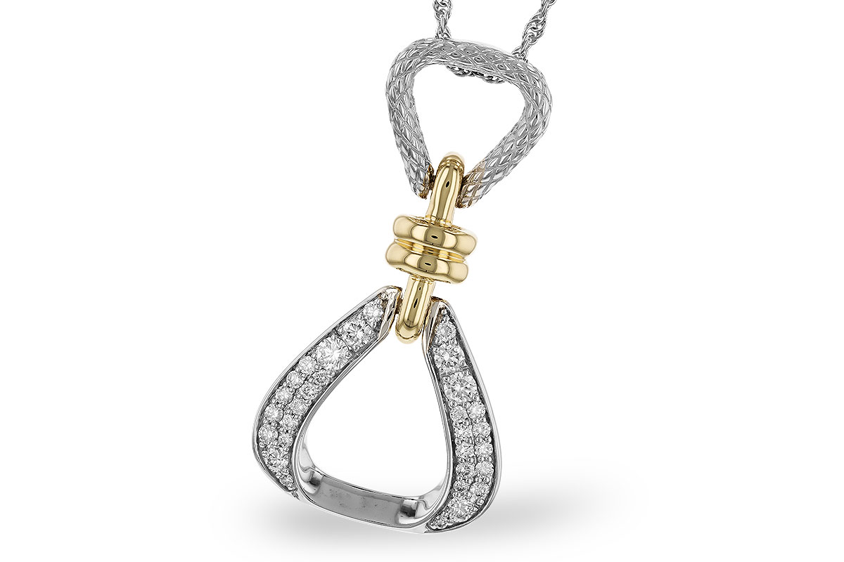 K283-26293: NECKLACE .50 TW