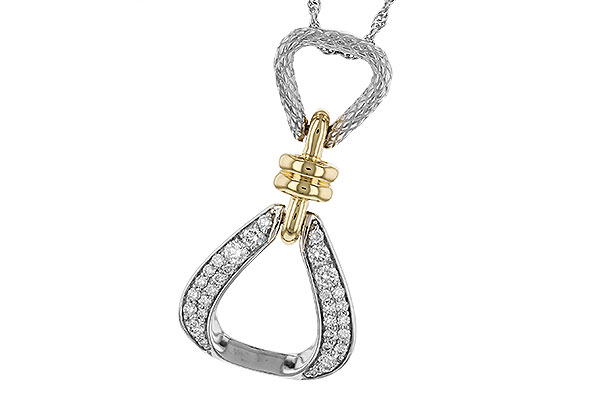 K283-26293: NECKLACE .50 TW