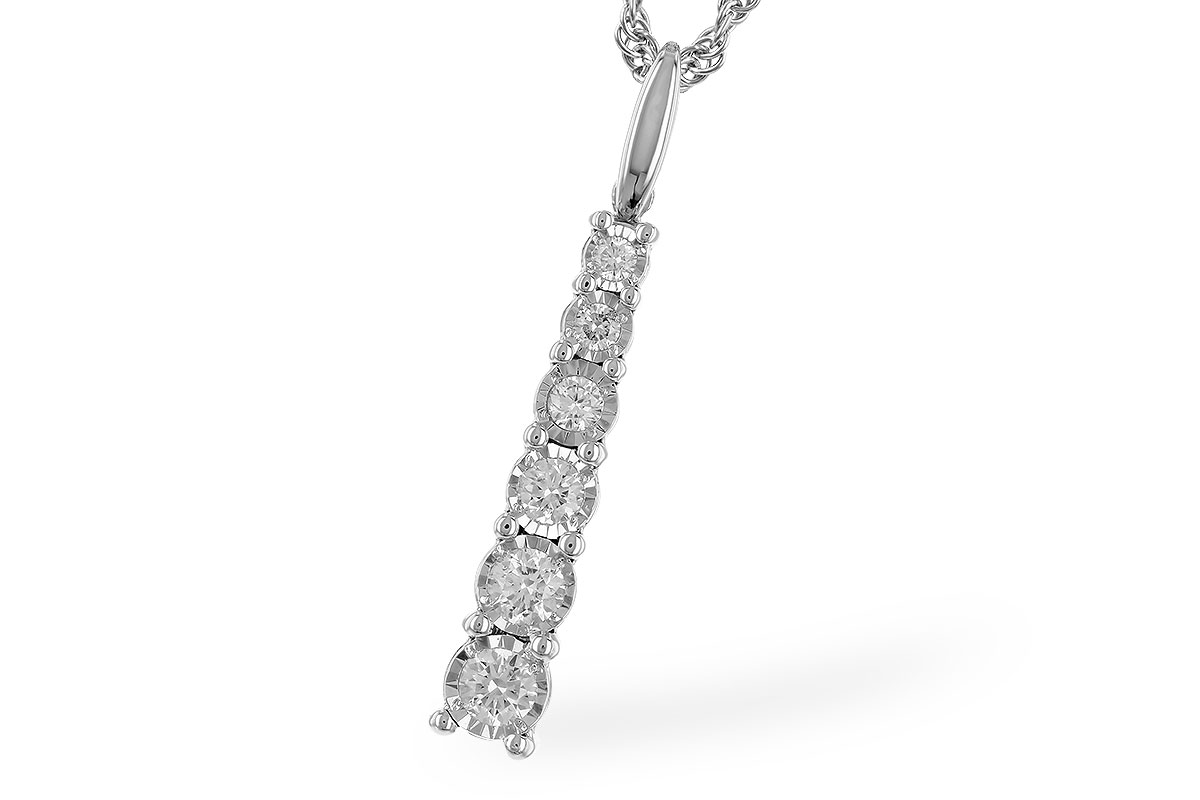 K283-27193: NECKLACE .25 TW