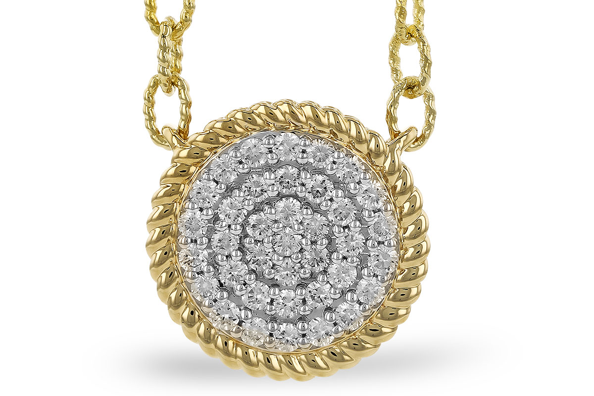 K283-27221: NECKLACE .32 TW (18")