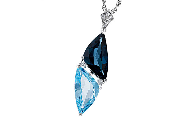 K284-11775: NECK 6.87 BLUE TOPAZ 6.97 TGW
