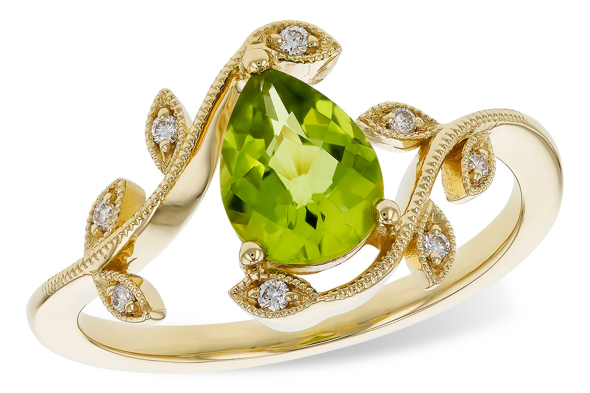 K284-11793: LDS RG 1.16 PERIDOT 1.22 TGW (8x6MM PER)