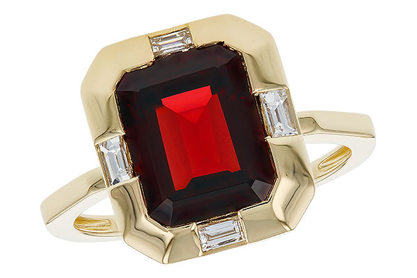 K284-13602: LDS RG 3.65 GARNET 3.82 TGW (10x8MM GAR)