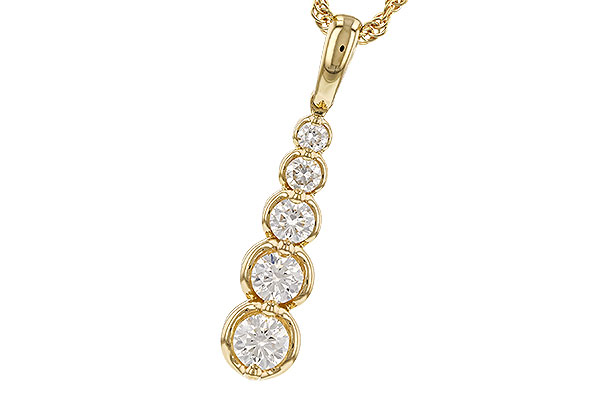 K284-15402: NECKLACE .50 TW