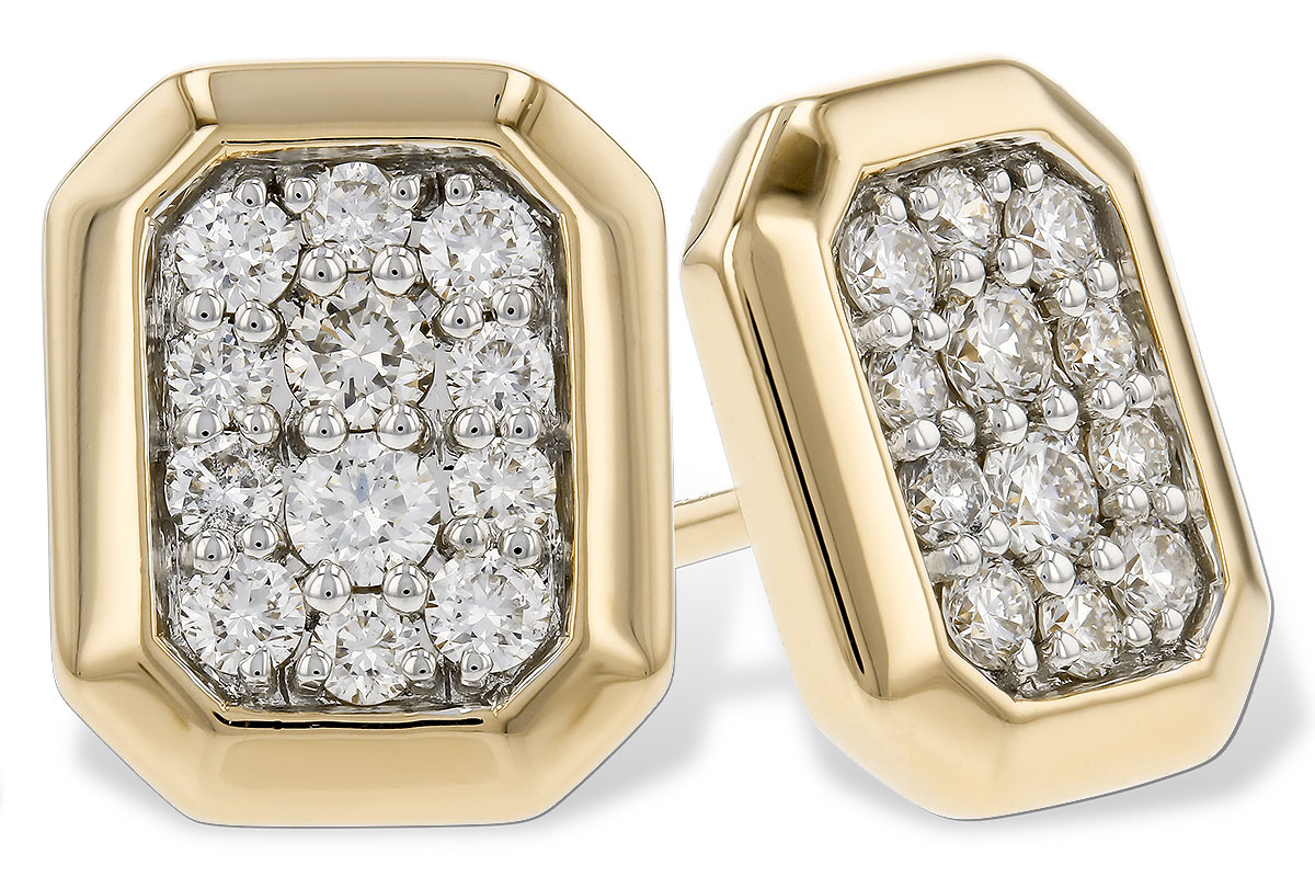 K284-16293: EARRINGS .38 TW