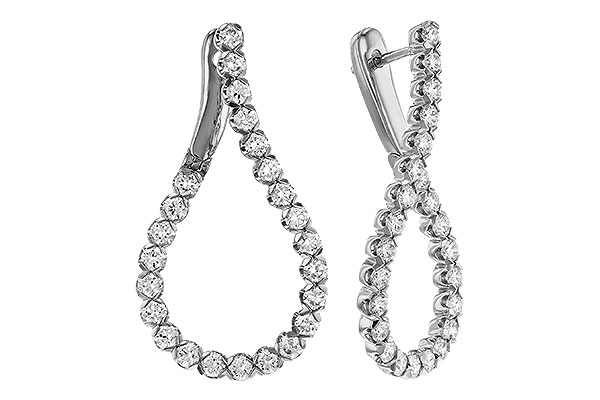 K284-16330: EARRINGS 2.00 TW