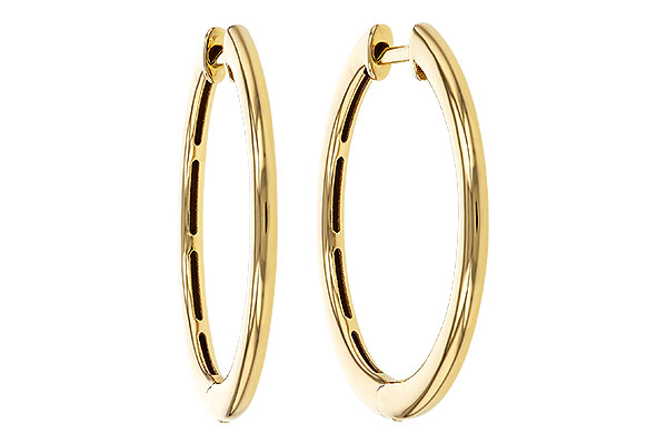 K284-17202: GOLD EARRINGS (24MM)