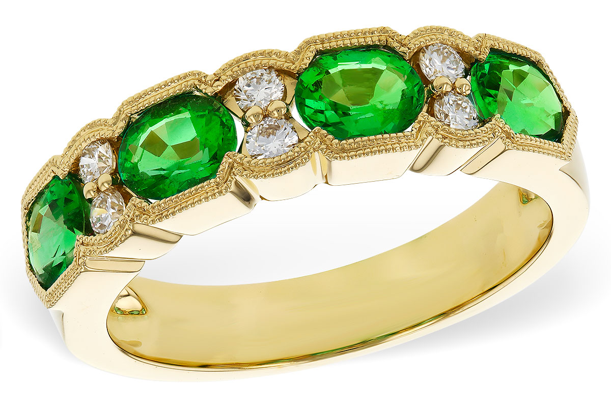 K284-17248: LDS WED RG 1.20 EMERALD 1.38 TGW (5x4MM EMER)