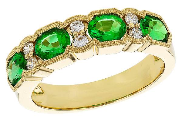 K284-17248: LDS WED RG 1.20 EMERALD 1.38 TGW (5x4MM EMER)