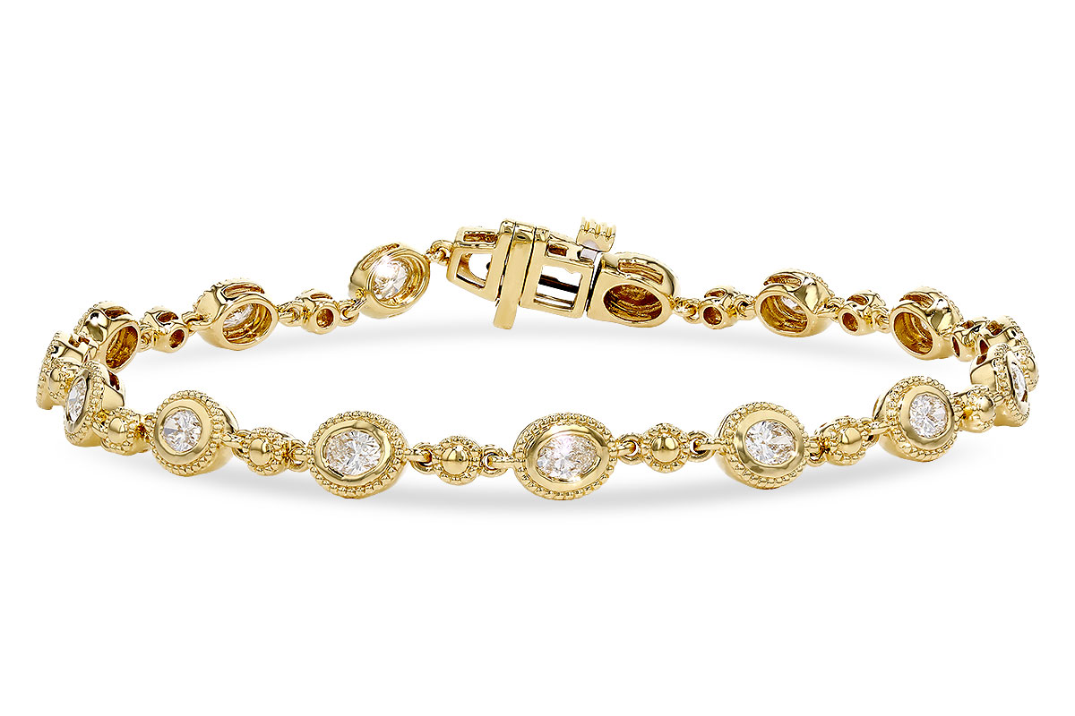 K284-17257: BRACELET 1.25 TW OVAL DIAS (7")