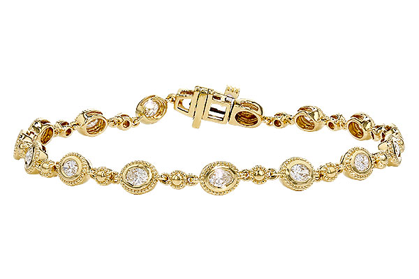 K284-17257: BRACELET 1.25 TW OVAL DIAS (7")