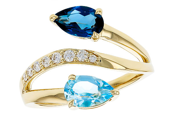 K285-00848: LDS RG 3.56 TW BLUE TOPAZ 3.70 TGW (8x5MM BT)