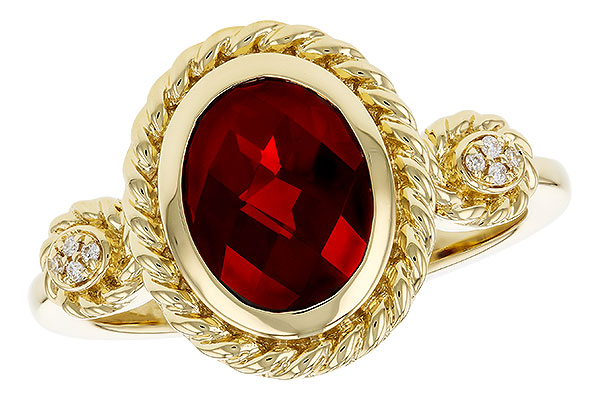 K285-00857: LDS RG 2.10 GARNET 2.12 TGW (9x7MM GAR)