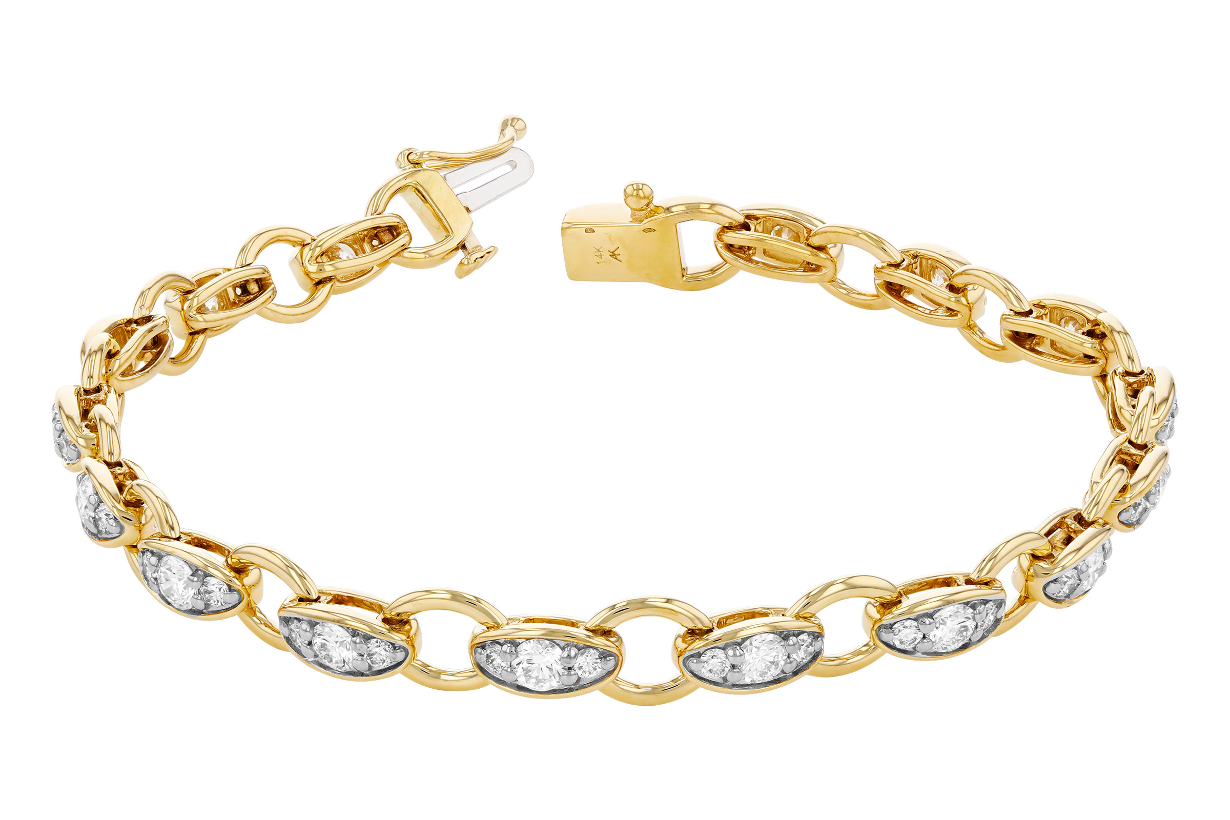 K285-01802: BRACELET 2.20 TW (7")