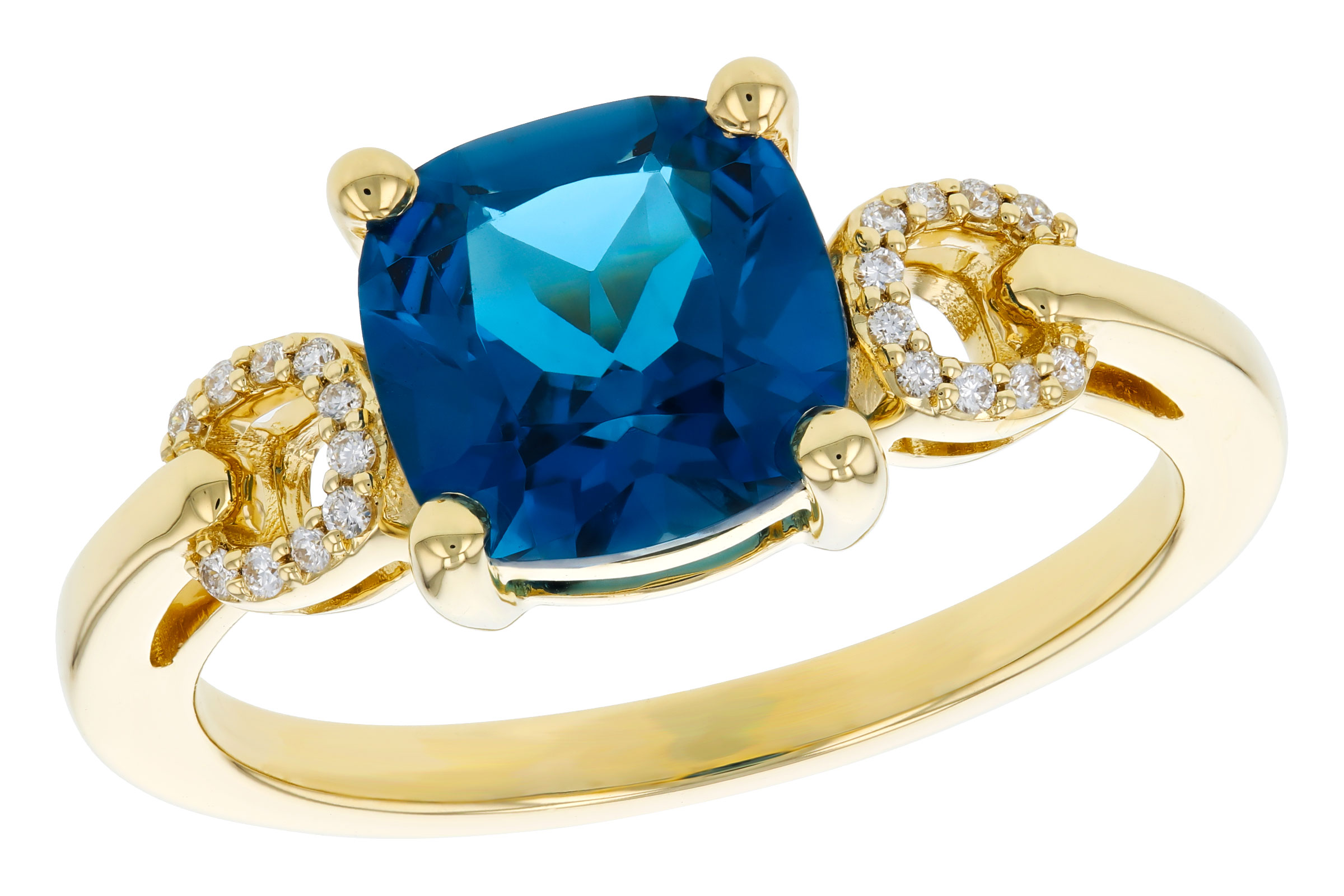 K285-02675: LDS RG 2.16 LONDON BLUE TOPAZ 2.21 TGW (8MM LBT)