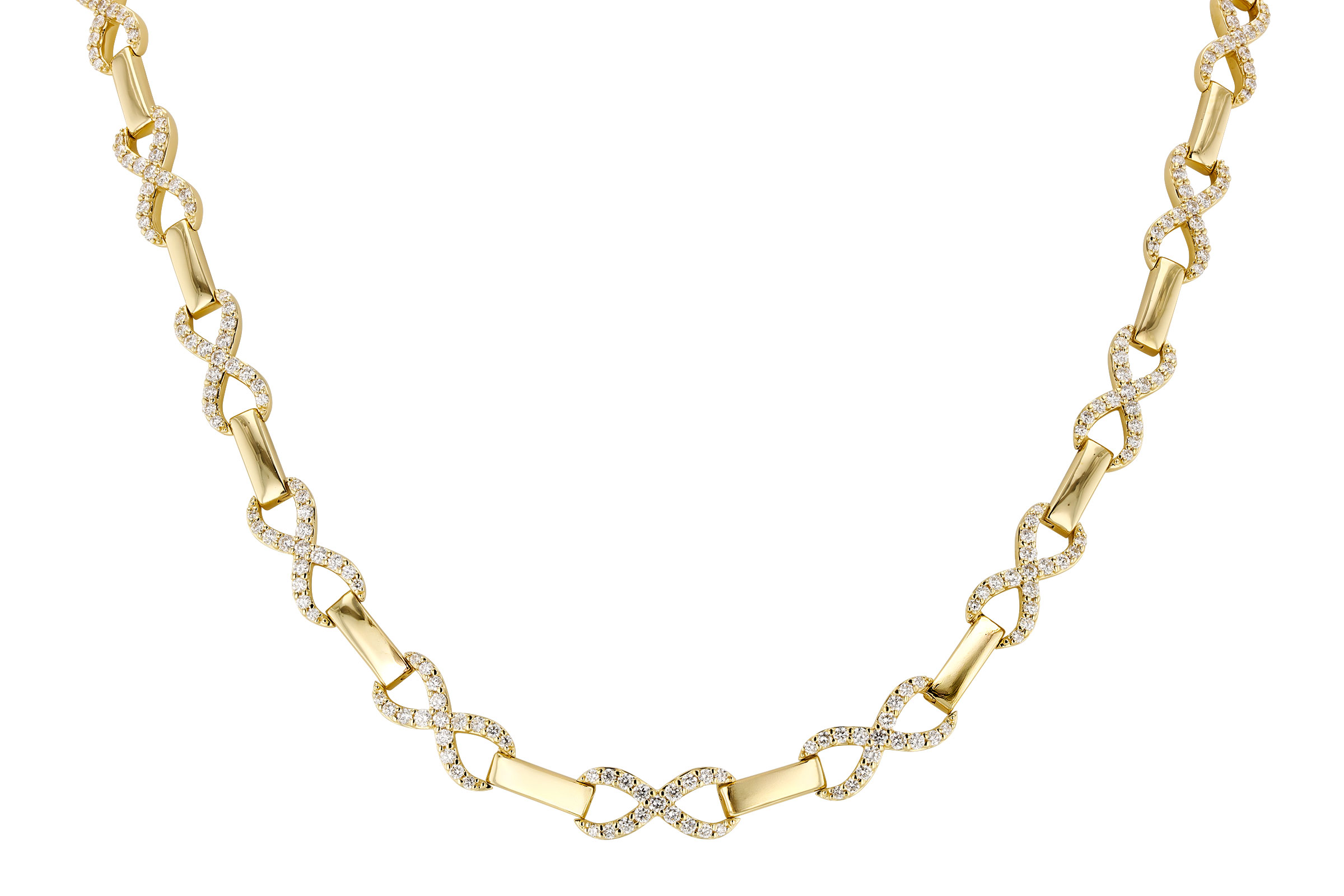 K285-02693: NECKLACE 2.20 TW (17")