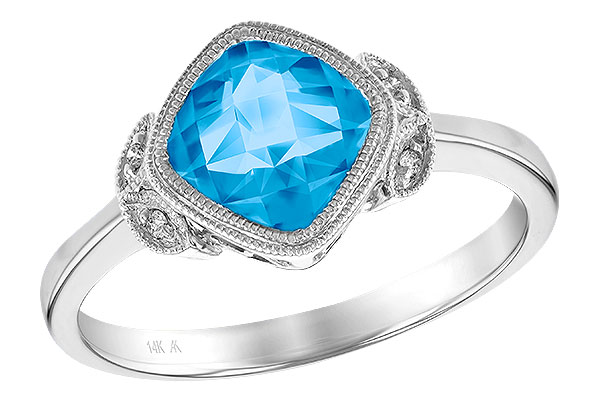 L195-98130: LDS RG 1.63 BLUE TOPAZ 1.65 TGW